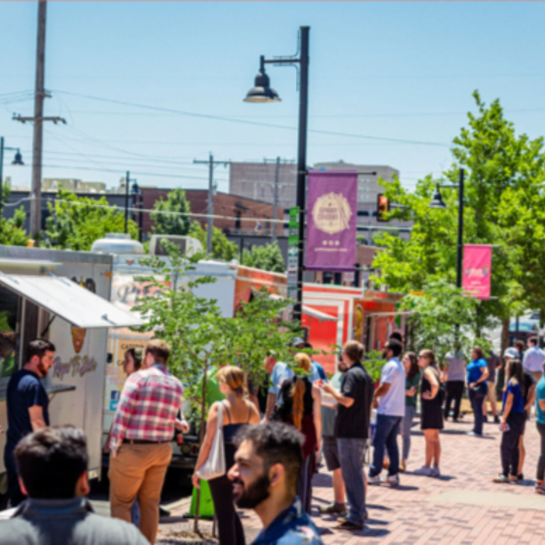 Locals at Food Truck Wednesday