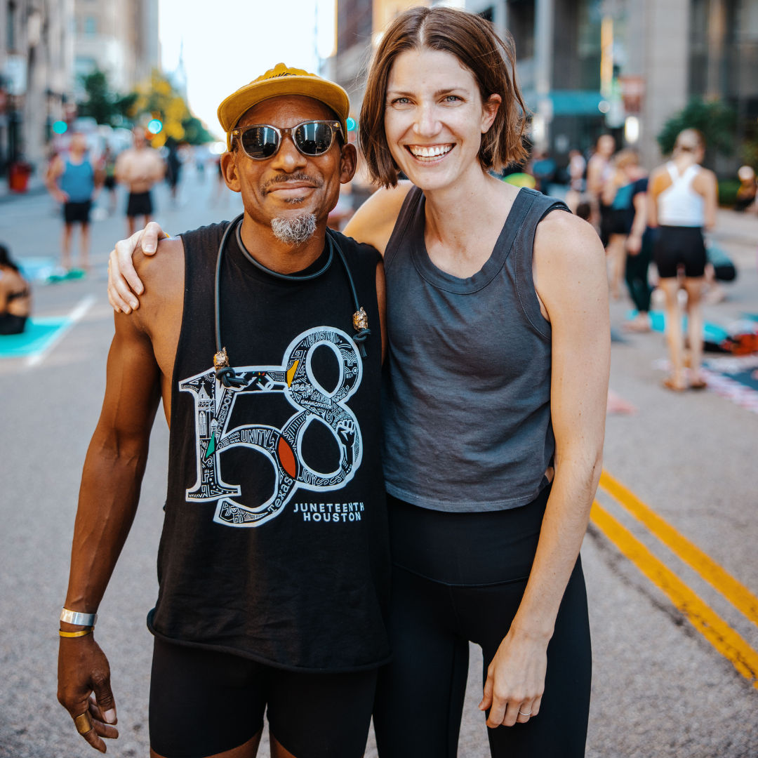 Marlon Hall and Claire Ballew