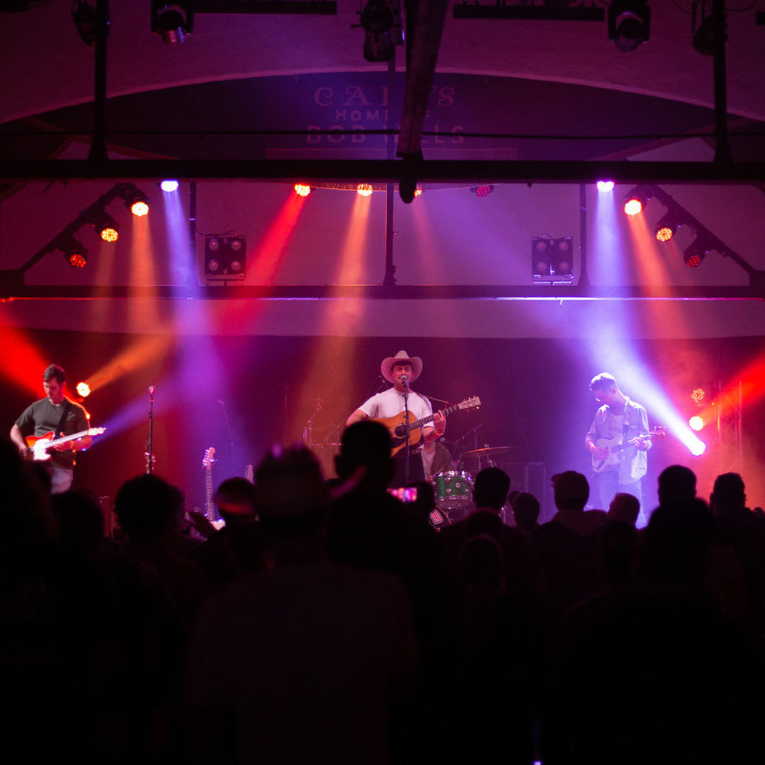 Local band Keyland performing at Cain's on July 2023